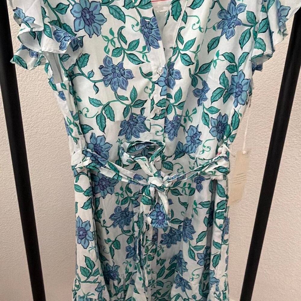 Calypso St Barth NEW Cottage Core Cotton Mini Dress, M (8) - Picture 3 of 8